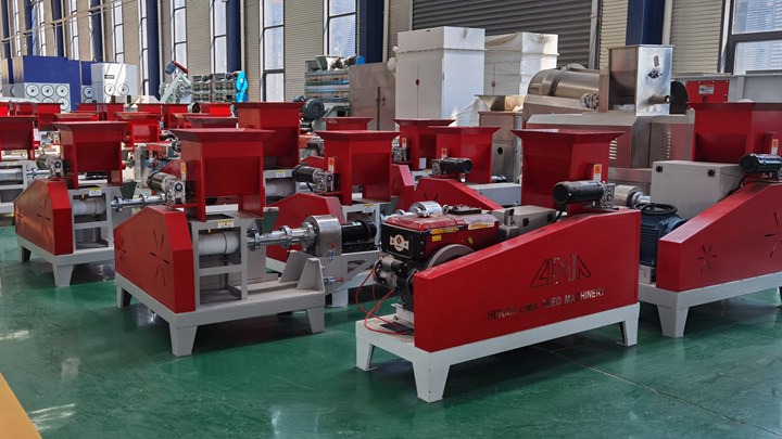 large scale tilapia twin screw extruder machine in Kenya